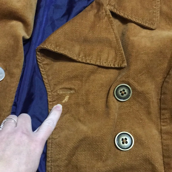 Mossimo brown pea coat size M - Picture 6 of 8